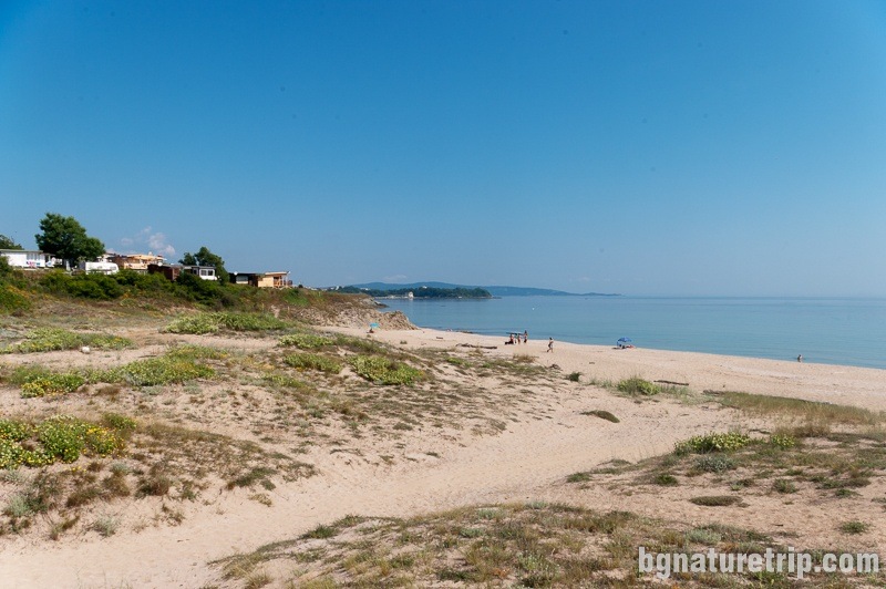The "Coral" beach nearby Lozenets, Black Sea Coast