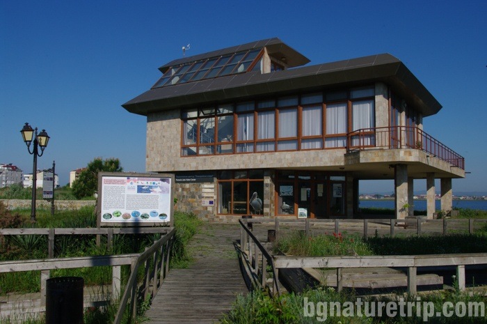 The building of Pomorie Lake Visitor Centre 