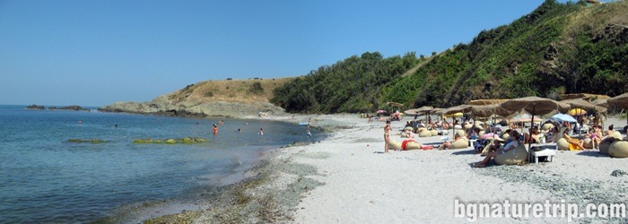 View of the south end of Varvara's Beach