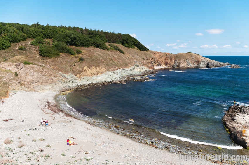 Kastrich Bay - a wild bay nearby Rezovo village on the Bulgarian Black Sea Coast