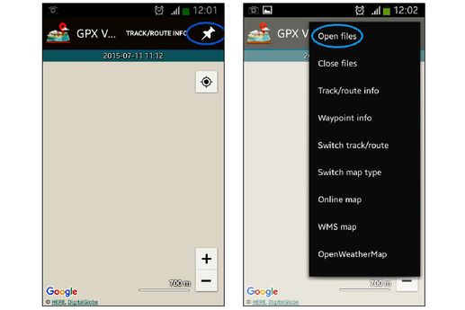 gpx viewer - tracks routes & waypoints